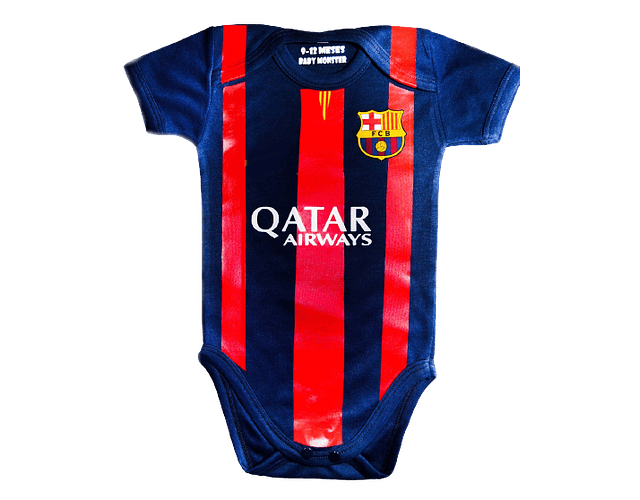 Body Fútbol barcelona para bebé con nombre TAREK