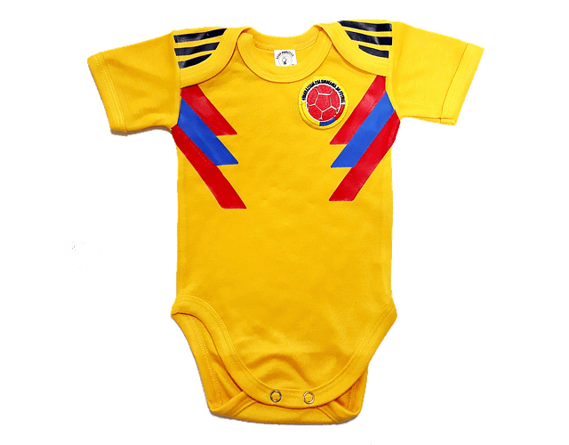Body Fútbol Colombia para bebé con nombre FELIPE 22
