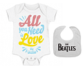 Conjunto Bebé Body y Gorro The Beatles | Baby Monster