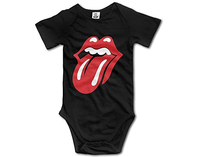 Body Bebé Rolling Stones Clásico - ¡Estilo y Pasión Musical en la Ropa de Tu Pequeño!