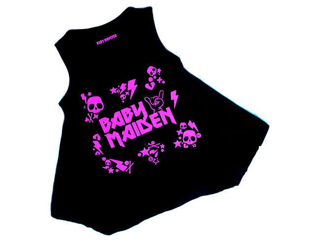 vestidos para bebe rock Baby maiden