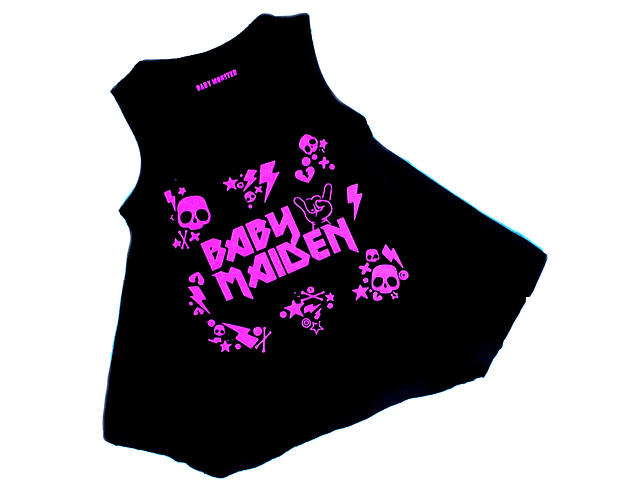 Vestidos para Bebé Rock Baby Maiden - ¡Estilo Único y Actitud desde el Comienzo!