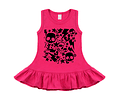 vestidos para bebe rock skulls