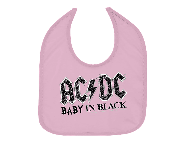 Ropa Para Bebe niña Baberos AC/DC Baby Monster