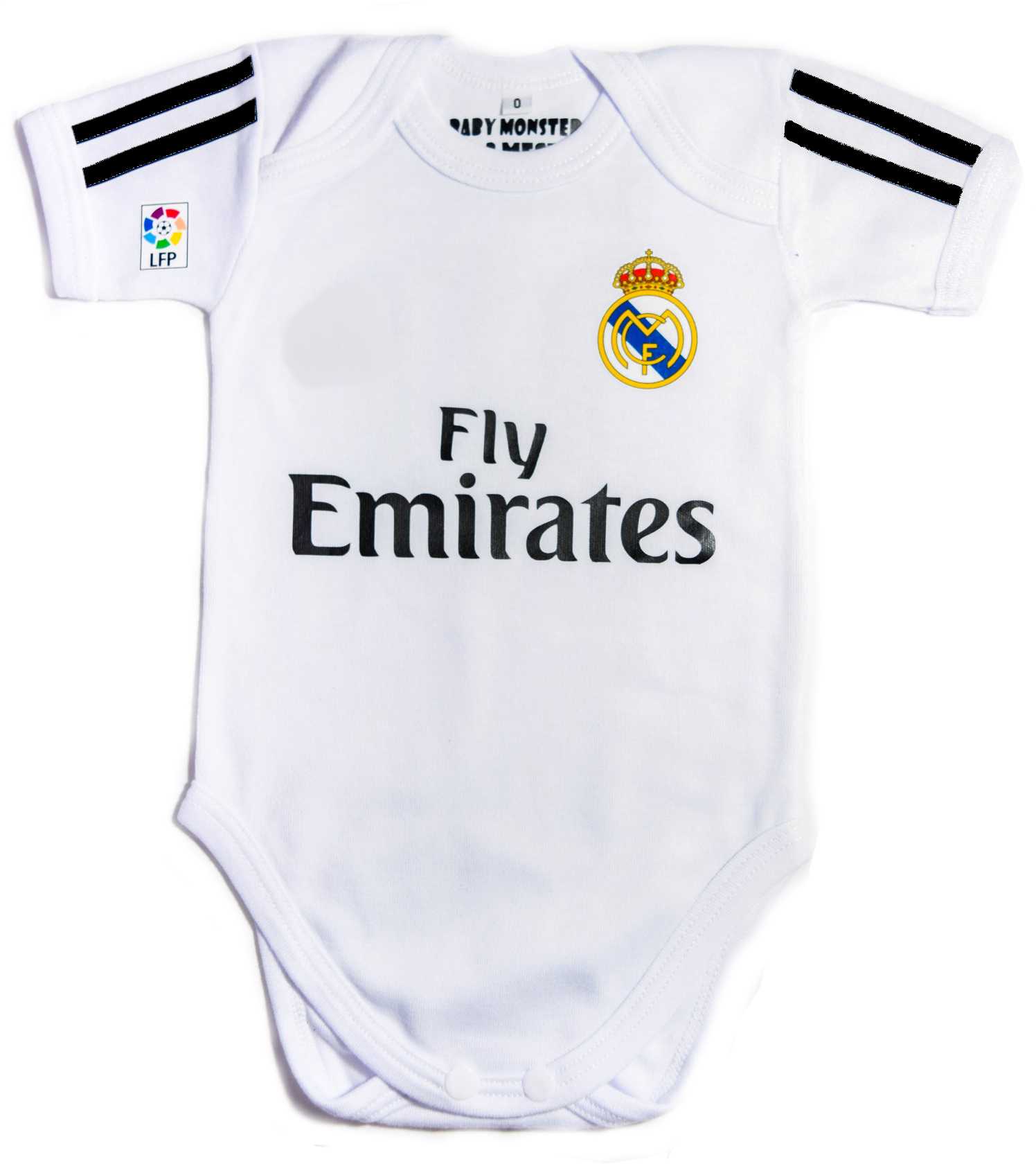 Body mameluco para bebe Real Madrid 2018 | Baby Monster