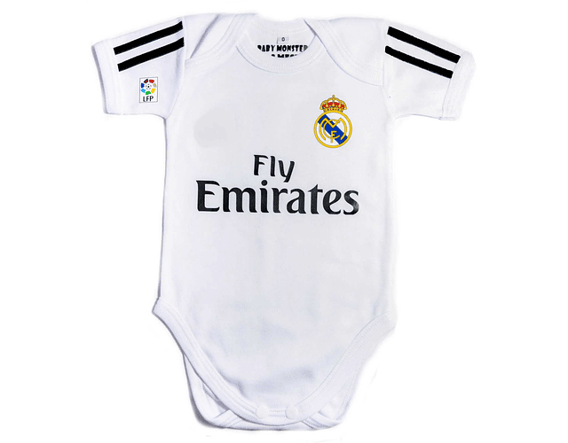 Body mameluco para bebe Real Madrid 2018 