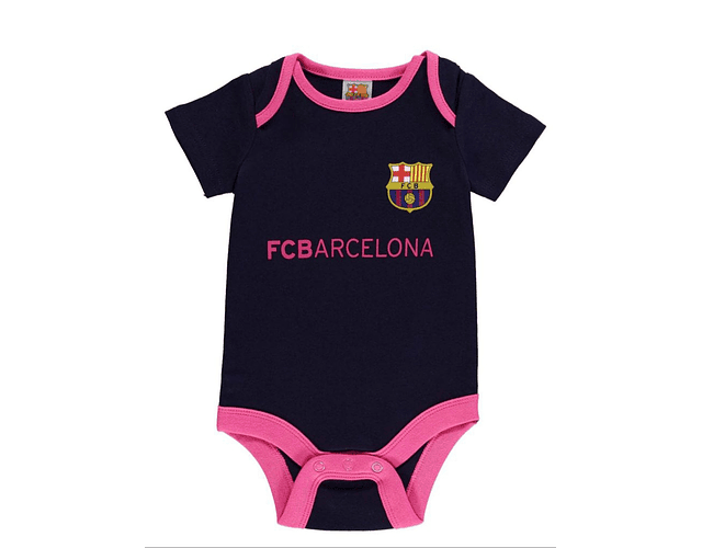 Ropa Para Bebe Body Bodie niña Futbol Barcelona F.C Baby Monster