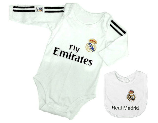 Babero Real Madrid para bebé