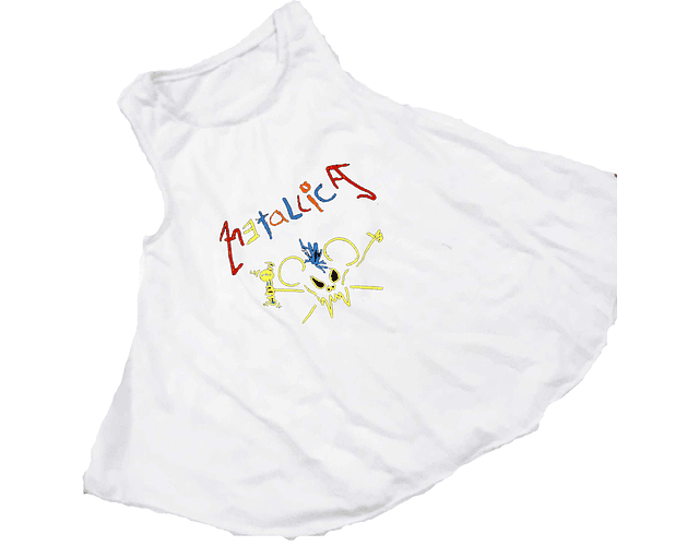 Vestido Ropa para Bebé Metallica Crayola - ¡Estilo y Actitud desde los Primeros Pasos!