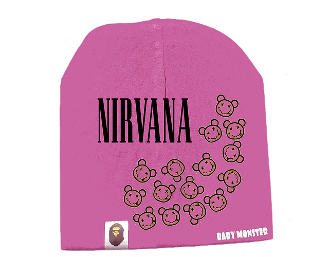 Ropa Bebe gorro rock Nirvana Baby Monster