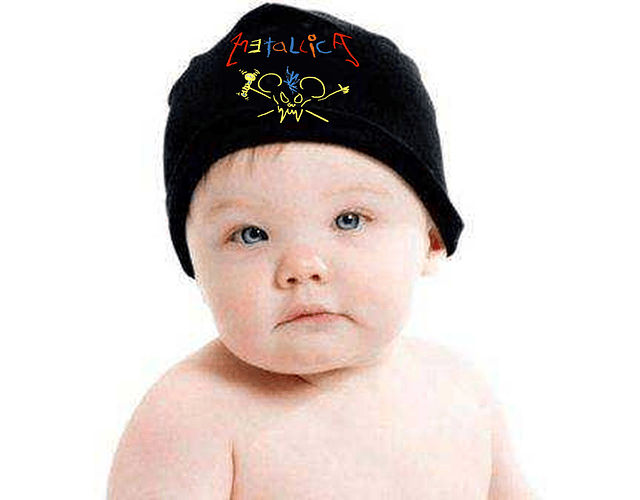 Gorro Rock Metallica Crayola para Bebé | Baby Monster