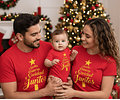 Set Primera Navidad Juntos: Camisetas para la Familia | Baby Monster