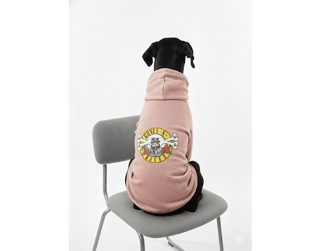 🐾🎸 Buzo para Mascotas “Bones and Roses” | Versión Canina de Guns N’ Roses