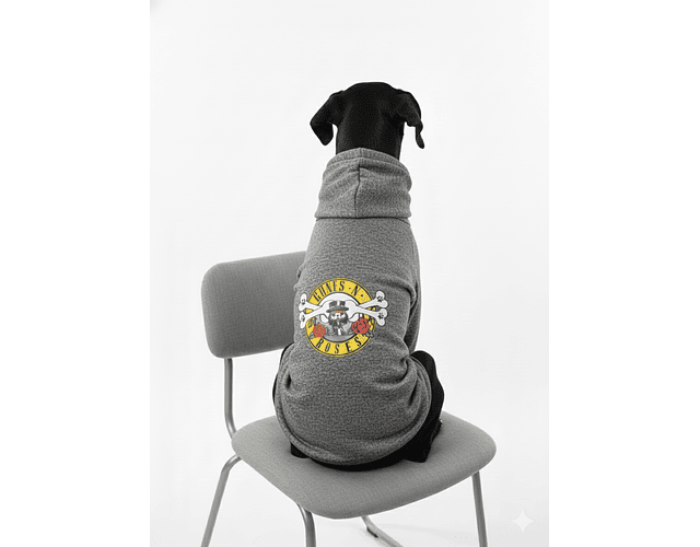 🐾🎸 Buzo para Mascotas “Bones and Roses” | Versión Canina de Guns N’ Roses