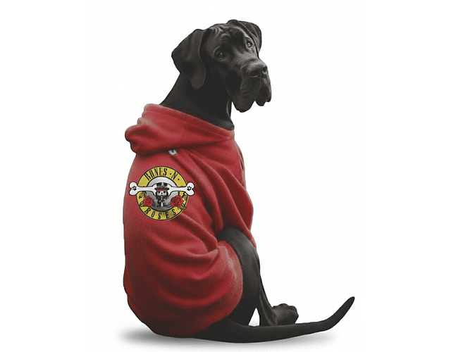 🐾🎸 Buzo para Mascotas “Bones and Roses” | Versión Canina de Guns N’ Roses