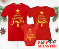 Set Primera Navidad Juntos: Camisetas para la Familia | Baby Monster