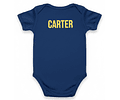 Body Selección Colombia Bebé Azul Oscuro Personalizado 