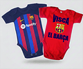 Pack 2 Bodys Barça Bebé