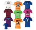 camisetas halloween picapiedras para familia todas las tallas