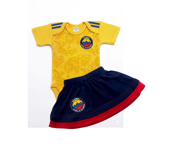 Conjunto Niña Colombia Mundial 2026