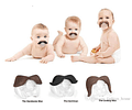 Novelty Funny Mustache Baby Boy Girl Infant silicone Pacifier Orthodontic Dummy Beard Nipples BY0000