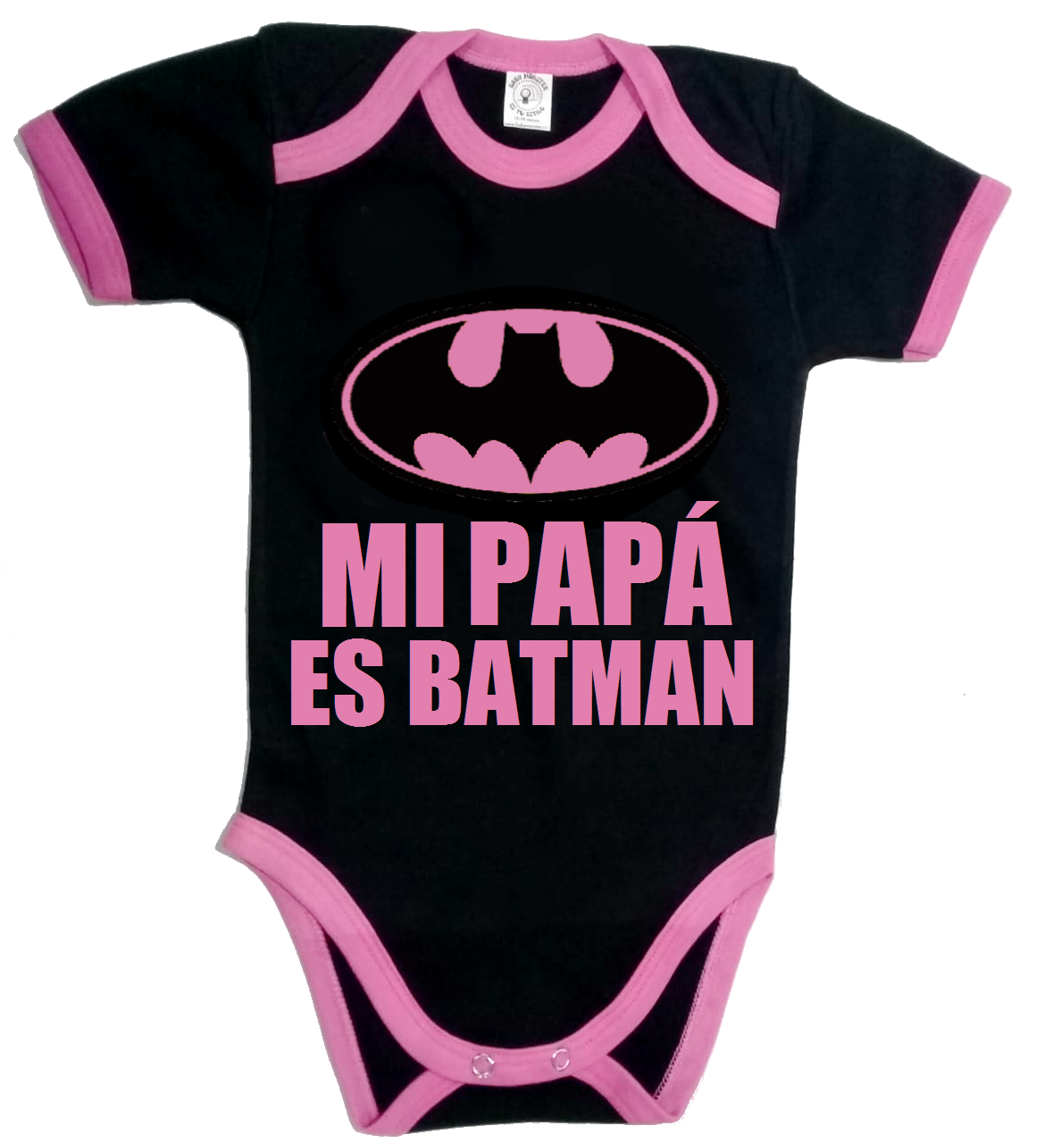 Ropa para Bebé Bodi Batman para Niña - ¡Mi Papá es Batman!