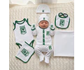 Primera Muda Bebé Atlético Nacional – Set 9 Prendas | Baby Monster