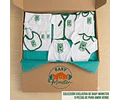 Primera Muda Bebé Atlético Nacional – Set 9 Prendas | Baby Monster