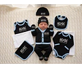 Primera Muda Bebé AC/DC – Set 9 Prendas | Baby Monster