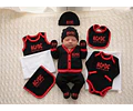 Primera Muda Bebé AC/DC – Set 9 Prendas | Baby Monster
