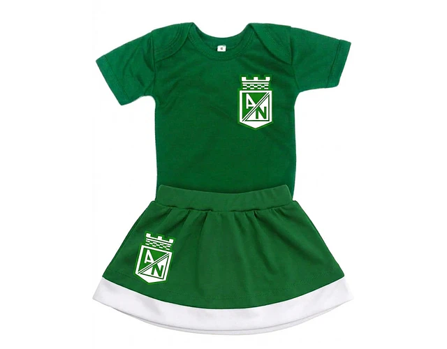 Conjunto Bebé Niña Nacional – Body y Falda | Baby Monster