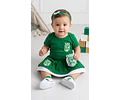 Conjunto Bebé Niña Nacional – Body y Falda | Baby Monster