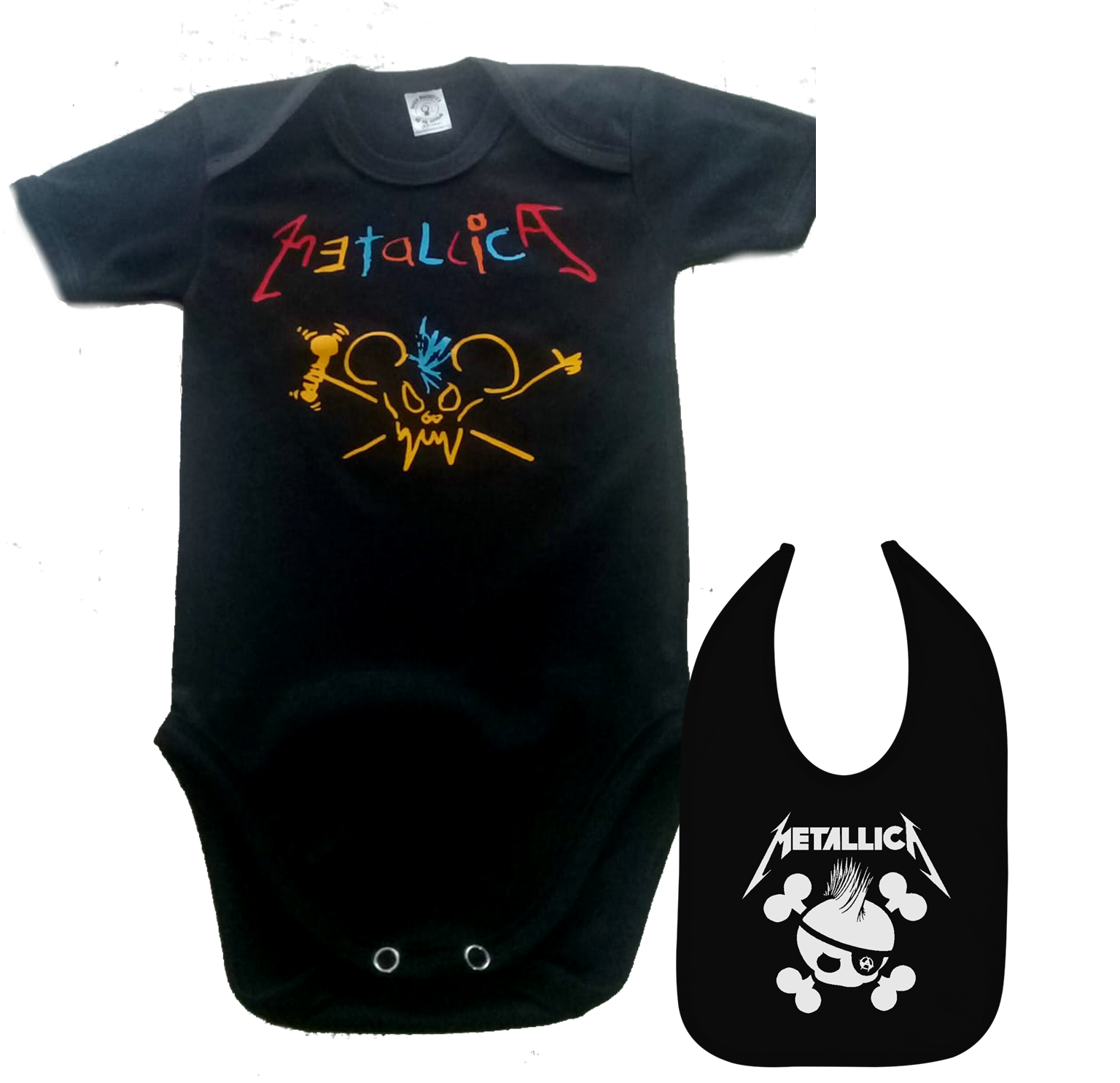 Actualizar Rama radical set ropa para bebe rock metallica crayola - Baby monster​​​