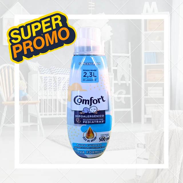 Suavizante Comfort Hipoalergénico 500 ml
