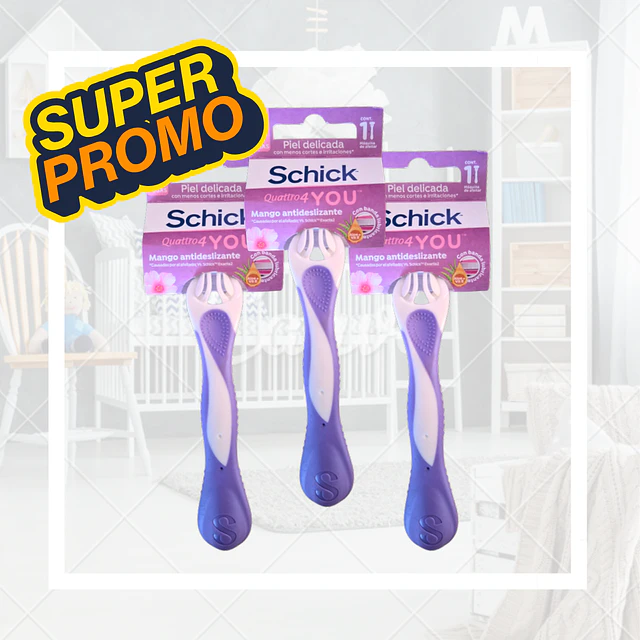 Prestobarba Schick Woman Quattro pack