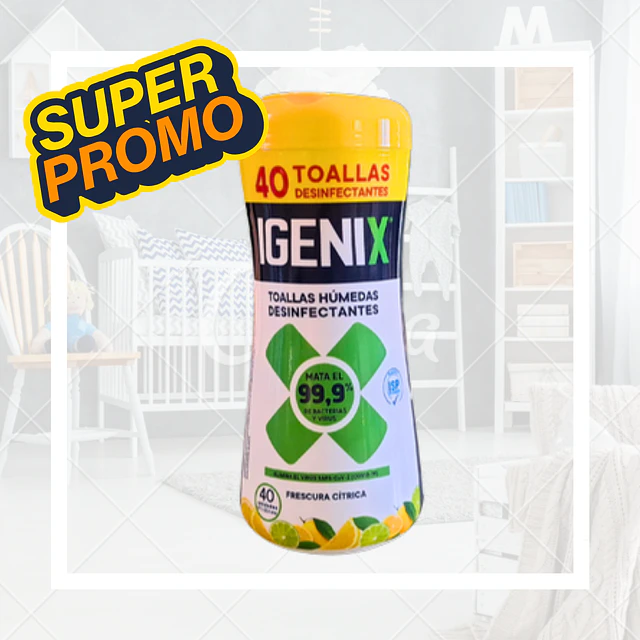 Toallas Desinfectantes Igenix 40 ud