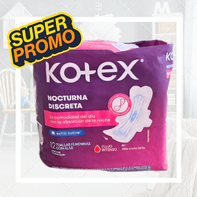 TF Kotex Nocturna Discreta 8 ud