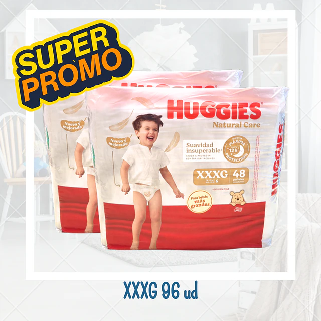 Huggies Natural Care XXXG Pack