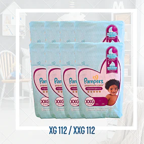 Pampers Premium Care Mensual XG y XXG