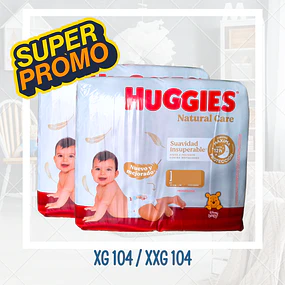 Huggies Natural Care Pack XG y XXG
