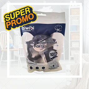 Toallas comprimidas Aiwibi 10 ud