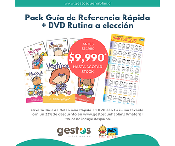Pack Guía de Referencia Rápida + 1 DVD Rutina