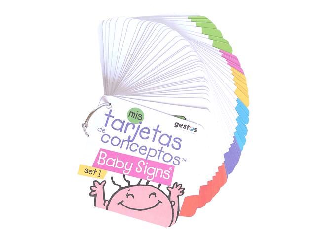 Tarjetas de Conceptos Baby Signs® Anilladas Set 1