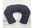 Cojín de Lactancia Estrellas Azul Marino