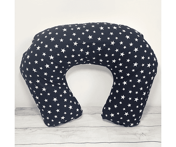 Cojín de Lactancia Estrellas Azul Marino
