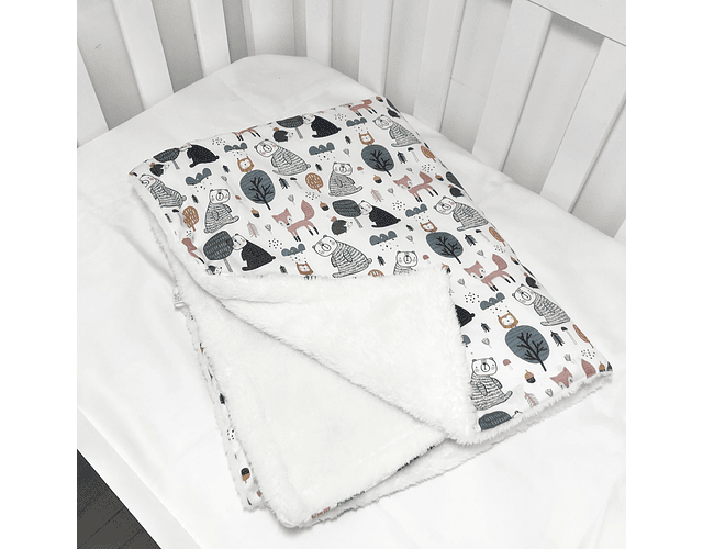 Nido Colecho + Cojín de Lactancia + Manta diseño Nórdico blanco 