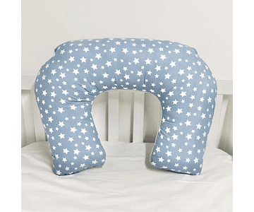 Cojín de Lactancia Estrellas Azul