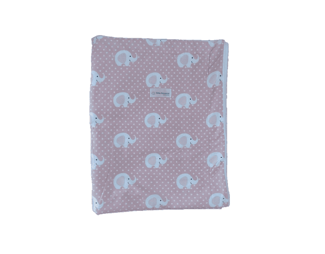 Manta Polar Blanco - Palo Rosa Elefante Blanco