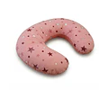 Cojín Lactancia; Palo Rosa Estrellas - Palo Rosa Liso