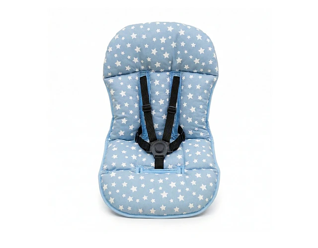 Cojín para Coche - Azul estrellas blancas